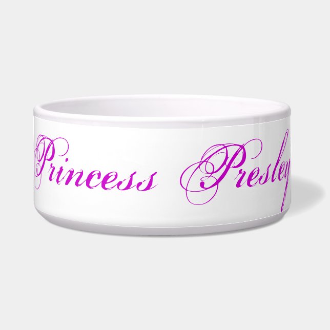 Princess Presley Dog Bowl Voerbakje (Voorkant)