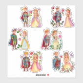 Princess & Princess Sticker (Vel)