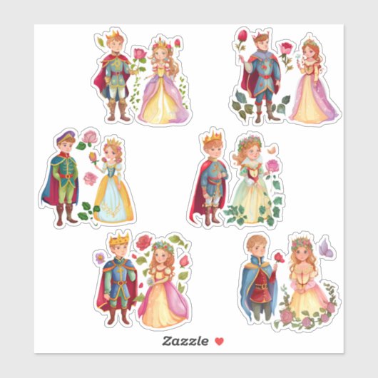 Princess & Princess Sticker (Vel)