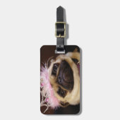 Princess Pug Bagagelabel (Voorkant verticaal)