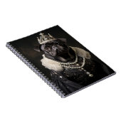Princess Pug – Een koninklijk verhaal van schattig Notitieboek (Rechterzijde)