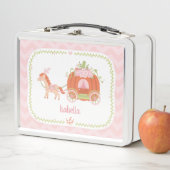 Princess Pumpkin Carriage Girl , gepersonaliseerd (In situ)