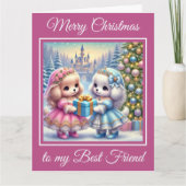Princess Puppies Beste Vrienden Kerst Kaart (Voorkant)