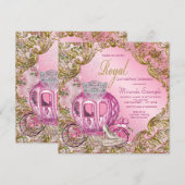 Princess Quinceañera Kaart (Voorkant / Achterkant)