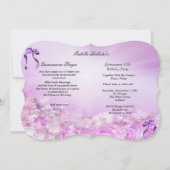 Princess Quinceanera Magical Paars Silver 2 Kaart (Achterkant)