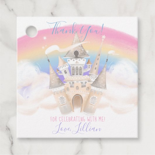 Princess Rainbow Dank u Label (Voorkant)