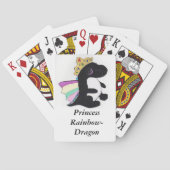 Princess Rainbow-Dragon speelkaarten van JML (Achterkant)