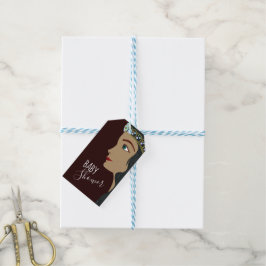 Princess Red Baby shower Cadeaulabel