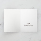 Princess Red Baby shower Dank u Bedankkaart (Binnen)