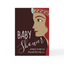 Princess Red Baby shower Invitation