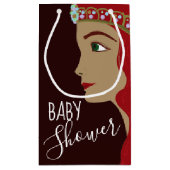 Princess Red Baby shower Klein Cadeauzakje (Achterkant)