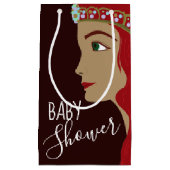 Princess Red Baby shower Klein Cadeauzakje (Voorkant)