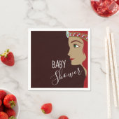 Princess Red Baby shower Servet (Insitu)