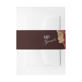 Princess Red Baby shower Uitnodigingen Wikkel