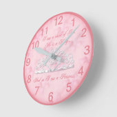 Princess Religious Wall Clock Ronde Klok (Hoek)
