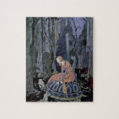 Princess Rides a Turtle Illustration Legpuzzel (Verticaal)