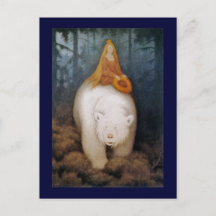 Princess Riding King Polar Beer Briefkaart