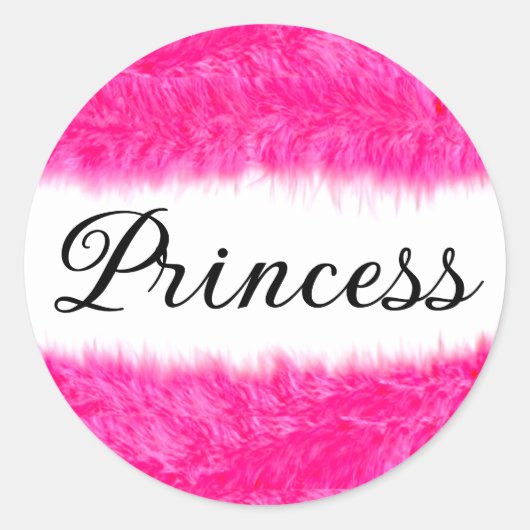  Princess Ronde Sticker (Voorkant)