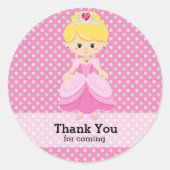 Princess Ronde Sticker (Voorkant)