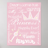 Princess room decor poster (Voorkant)