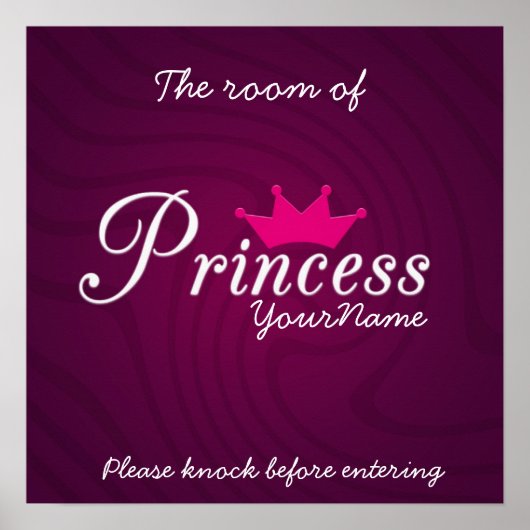 Princess Room Poster (Voorkant)