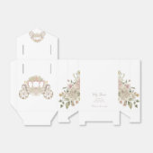 Princess Roos Gold Baby shower Dank u Bedankdoosjes (Uitgevouwen)