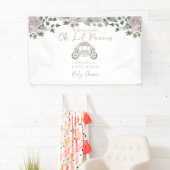 Princess Roos Gold Baby shower Welkom Spandoek (Insitu)