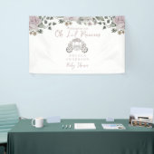 Princess Roos Gold Baby shower Welkom Spandoek (Beurs)
