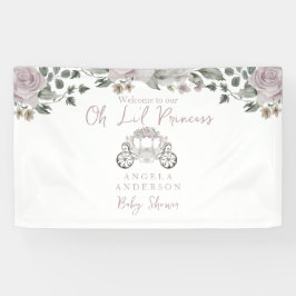 Princess Roos Gold Baby shower Welkom Spandoek