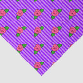 Princess Rosebud Stripes-1-PAARS-TISSUE-WRAP Tissuepapier (Detail)