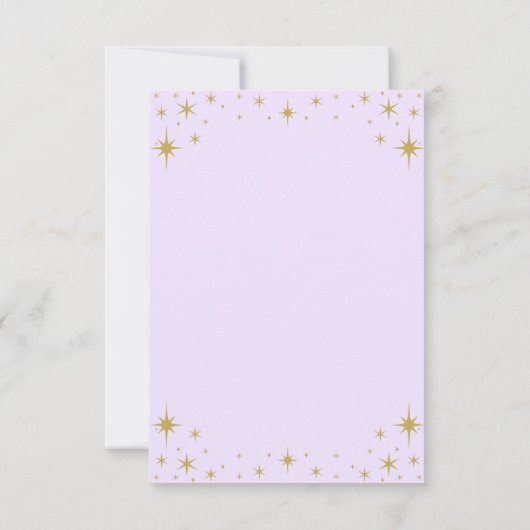 Princess Royal Birthday Gift Request Card Kaart (Achterkant)