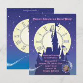 Princess Royal Birthday Party Invitation Kaart (Voorkant / Achterkant)