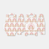 Princess Royal Carriage Pink & Gold Birthday Party Bedankdoosjes (Uitgevouwen)