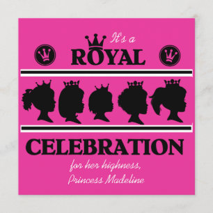 Princess Royal Celebration Birthday Invitation Kaart