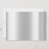 Princess Royal Gold Glitter Unicorn Pink Silver Kaart (Achterkant)