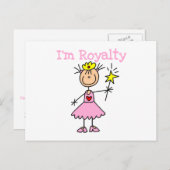 Princess Royalty Briefkaart (Voorkant / Achterkant)