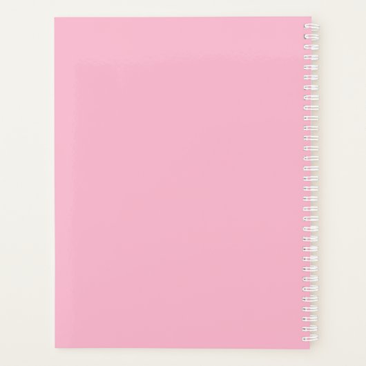 Princess, roze planner (Achterkant)