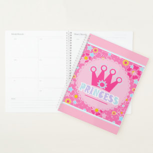 Princess, roze planner