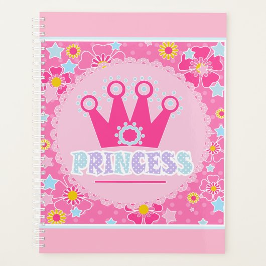 Princess, roze planner (Voorkant)