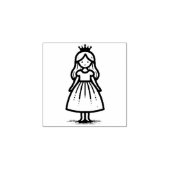 Princess Rubber Stamp Rubberstempel (Afrduk)