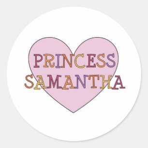 Princess Samantha Ronde Sticker