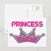 Princess Sarah Briefkaart (Voorkant / Achterkant)