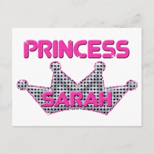 Princess Sarah Briefkaart (Voorkant)