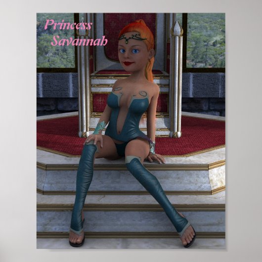Princess Savannah Poster (Voorkant)