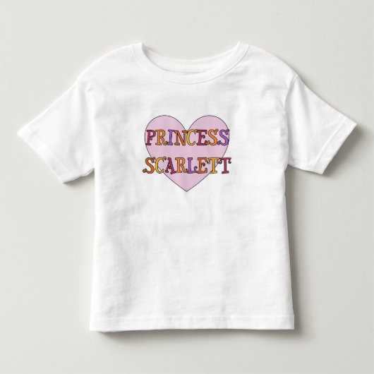 Princess Scarlett Toddler T Shirt (Voorkant)