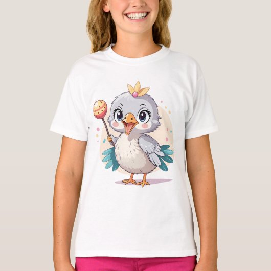 Princess Schattige Birds T-shirt (Voorkant)