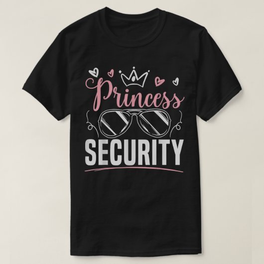 Princess Security Design voor een team Big Brother T-shirt (Design voorkant)