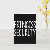 Princess Security Halloween Costume Dad Mannen Mat Kaart (Gele Bloem)