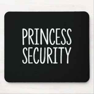 Princess Security Halloween Costume Dad Mannen Mat Muismat