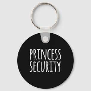 Princess Security Halloween Costume Dad Mannen Mat Sleutelhanger